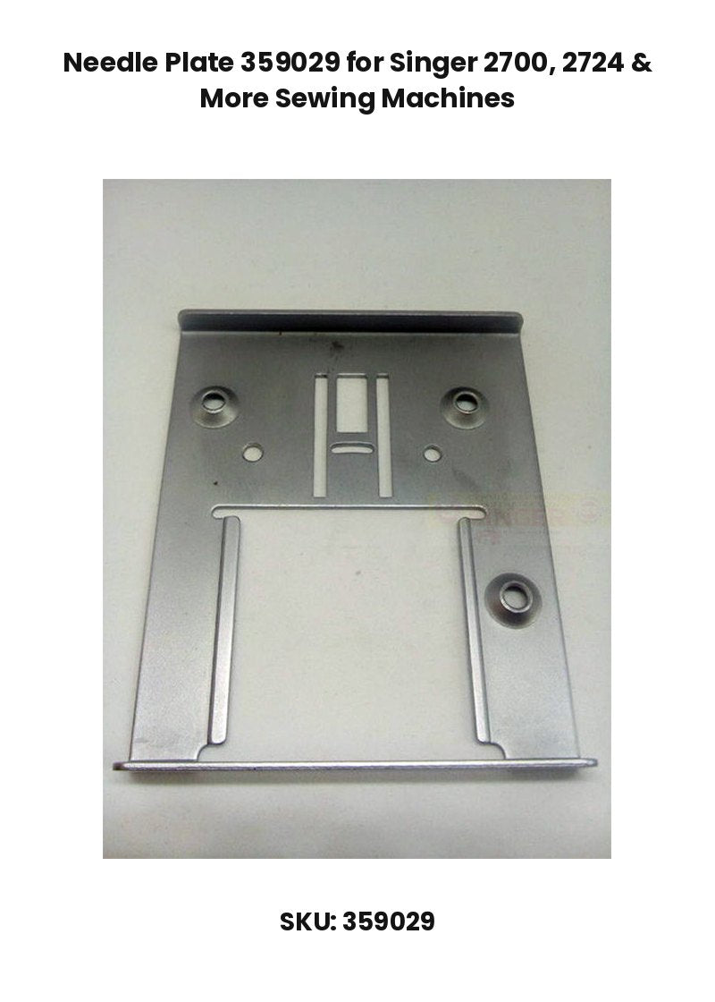 Needle Plate 359029 for Singer 2700, 2724 & More Sewing Machines