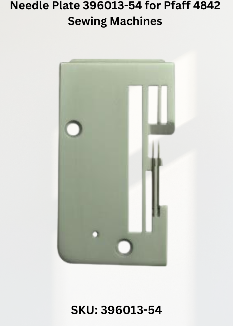 Needle Plate 396013-54 — Fits Pfaff 604, 604E, 614DE, 624DSE & more