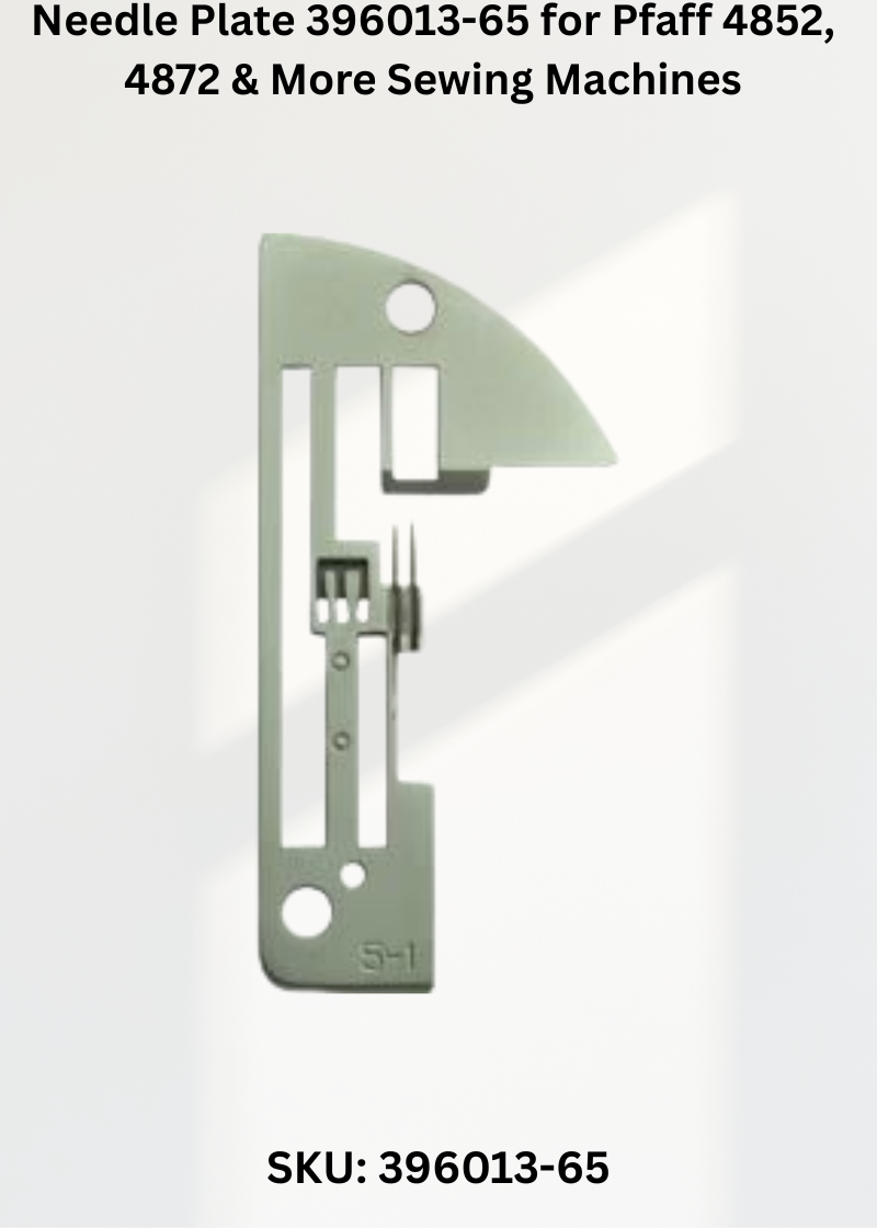 Needle Plate 396013-65 — Fits Pfaff 704DEX, 714DE, 744DEX, 925DCX & more
