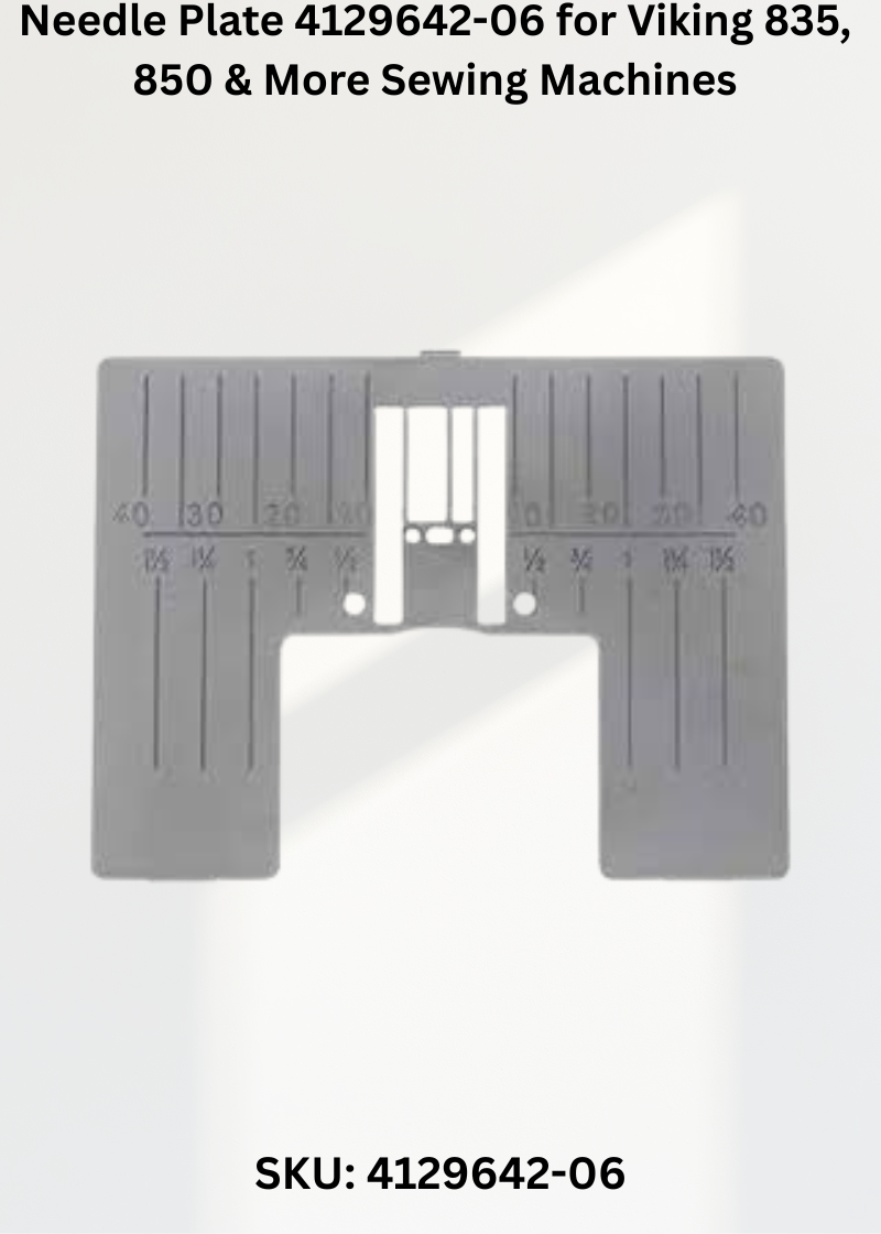 Needle Plate 4129642-06 — Fits Viking Sapphire: 830, 835, 850, 855 & more