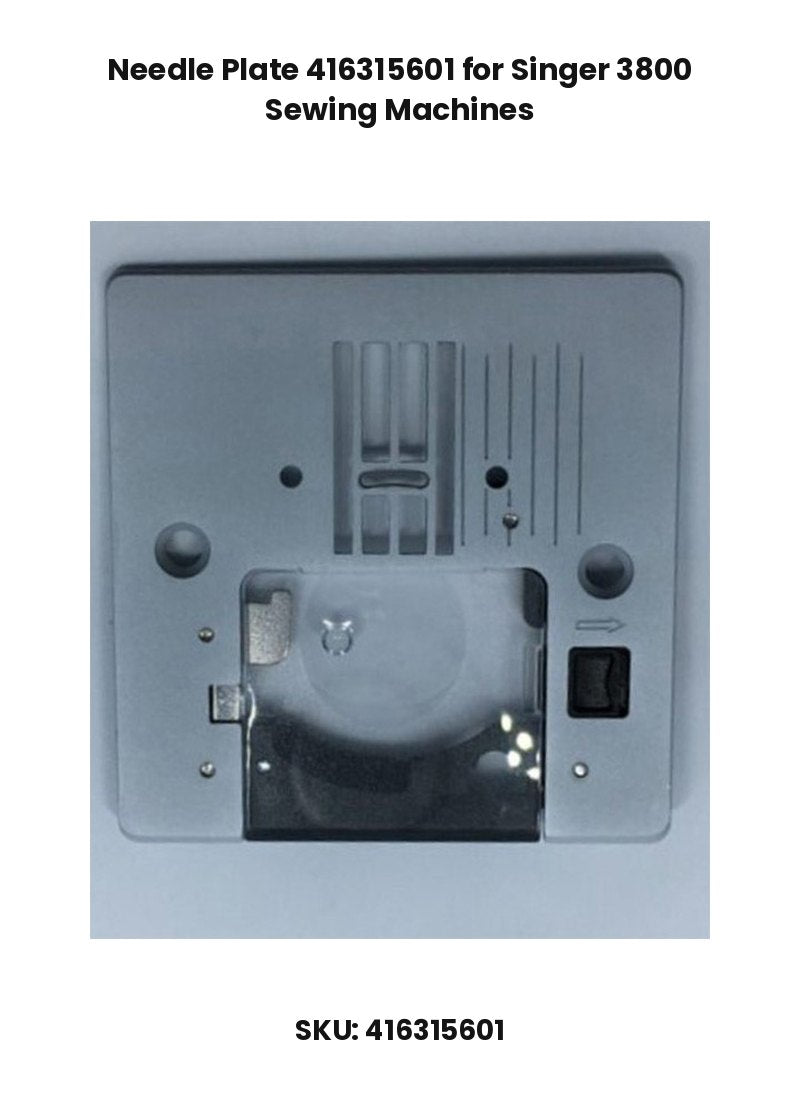 Needle Plate 416315601 for Singer 3800 Sewing Machines
