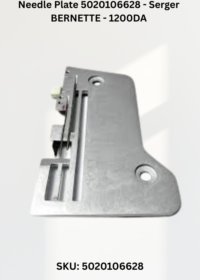 Needle Plate-Serger BERNETTE 5020106628 — Fits Bernette 1200DA