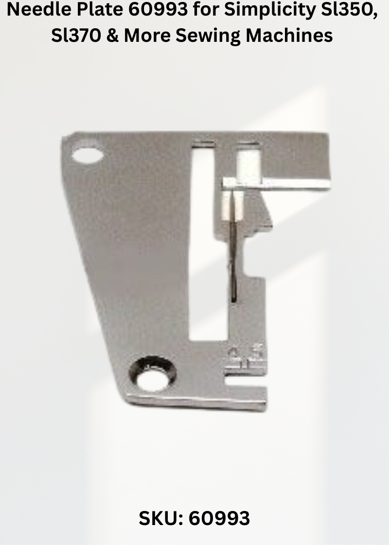 Needle Plate 60993 — Fits Simplicity BL202, BL302, BL400, 430 & more