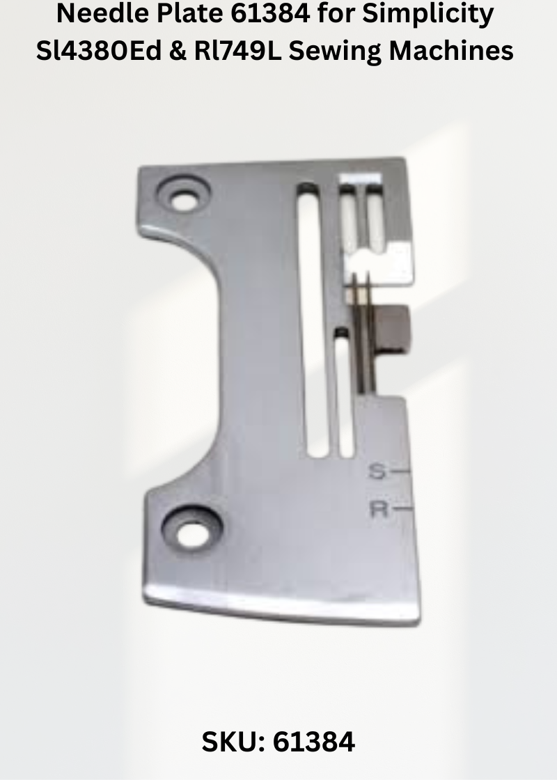 Needle Plate 61384 — Fits Simplicity BL402, BL5370ED, SL4380ED, SL4390ED & more