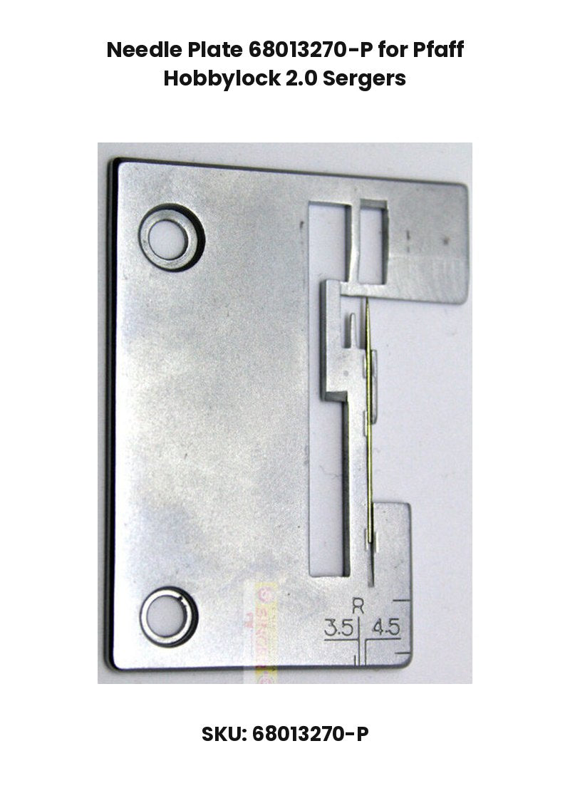 Needle Plate 68013270-P for Pfaff Hobbylock 2.0 Sergers