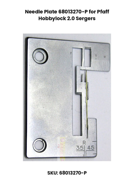 Needle Plate 68013270-P for Pfaff Hobbylock 2.0 Sergers