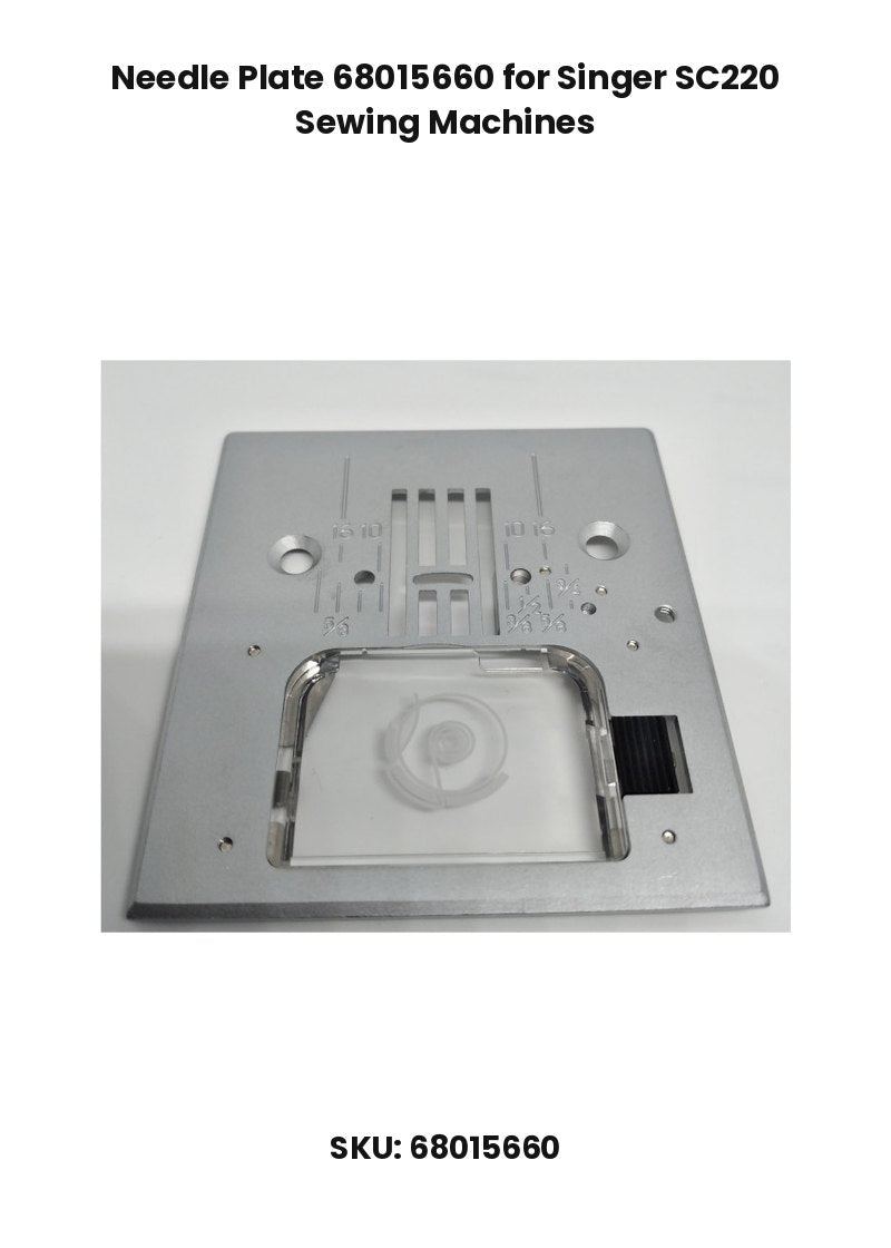 Needle Plate 68015660 for Singer SC220 Sewing Machines