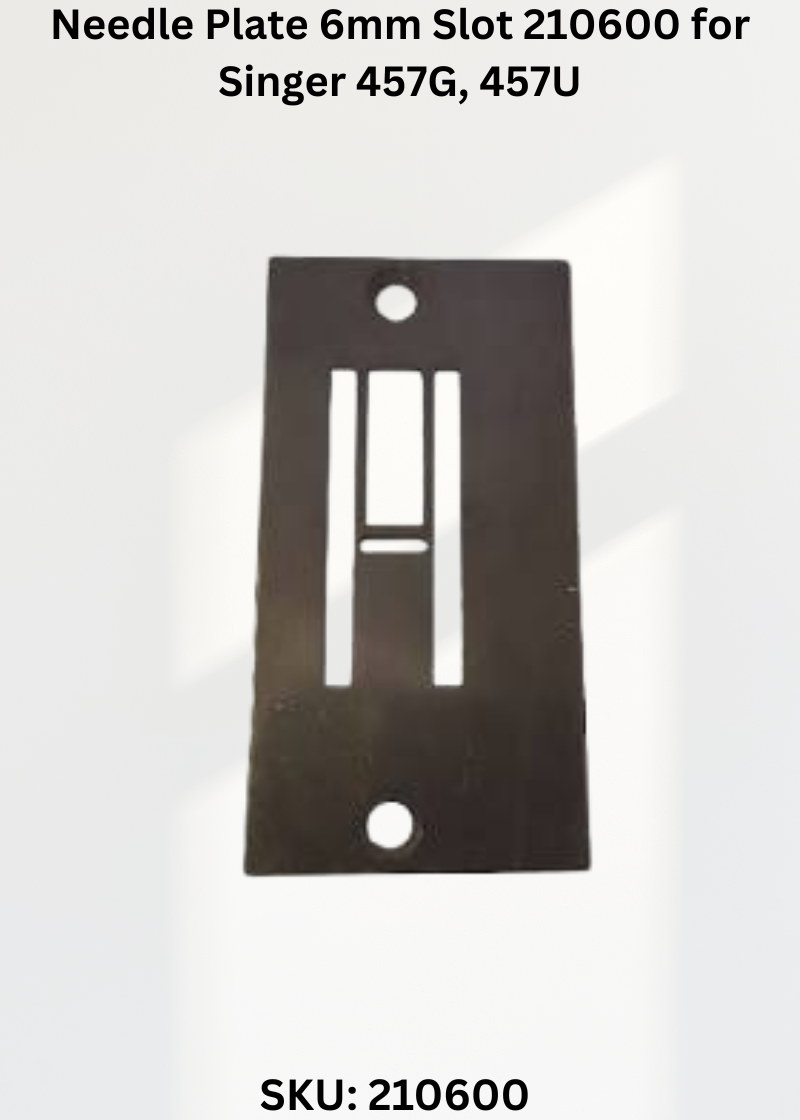 Needle Plate 6mm Slot 210600 for Singer 457G, 457U Sewing Machine