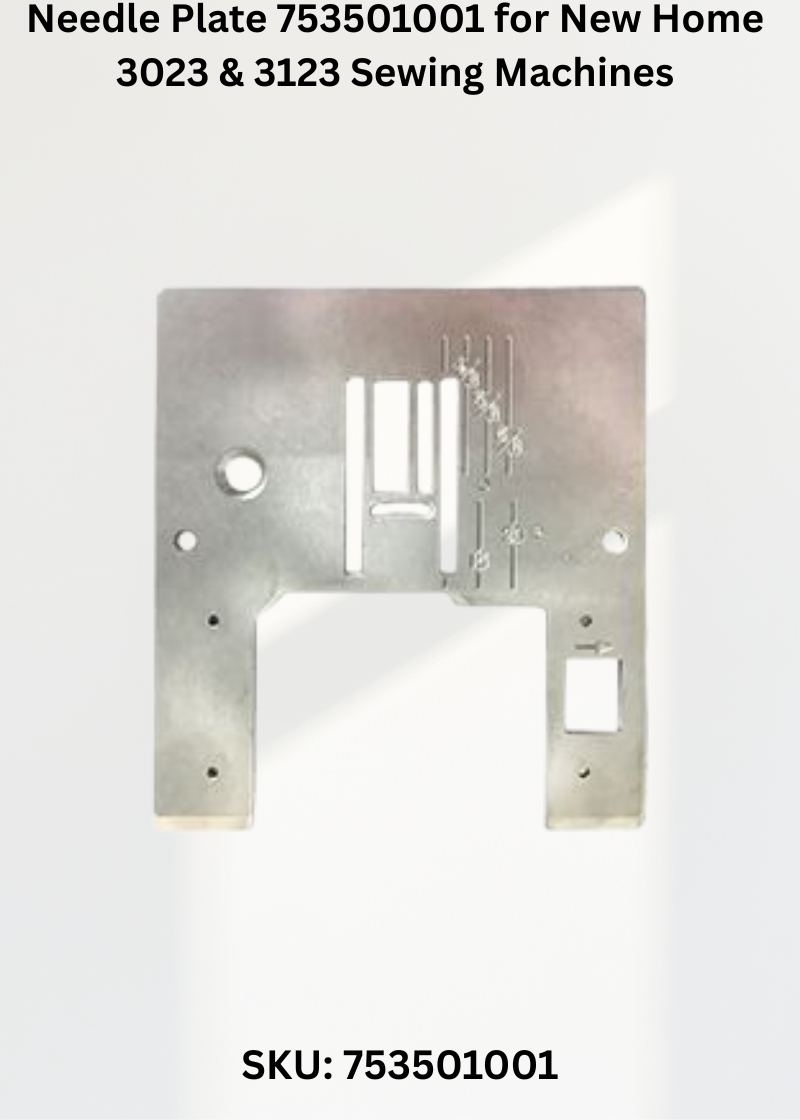 Needle Plate 753501001 — Fits New Home 3023, 3123