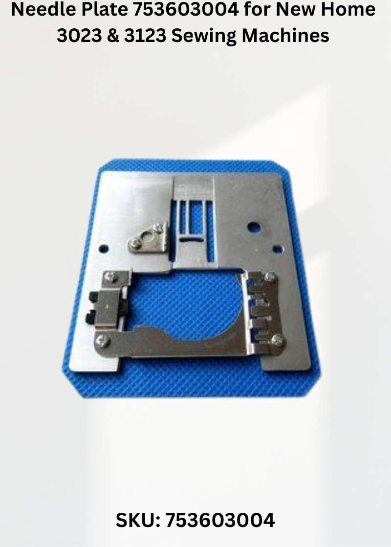 Needle Plate 753603004 — Fits New Home 3005, 3007, 3023, 3123