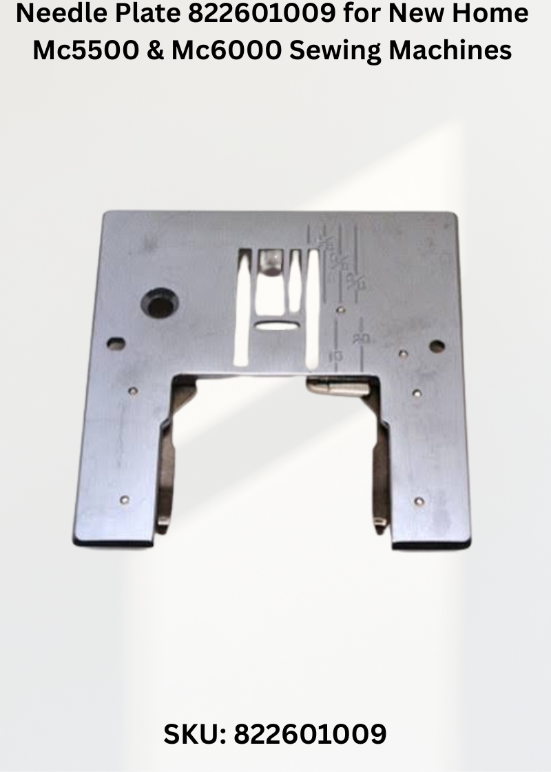 Needle Plate 825640102 — Fits New Home MC7000, MC7500, MC8000