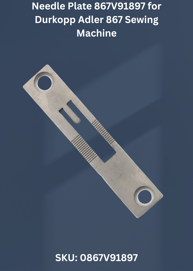Needle Plate 867V91897 for Durkopp Adler 867 Sewing Machine
