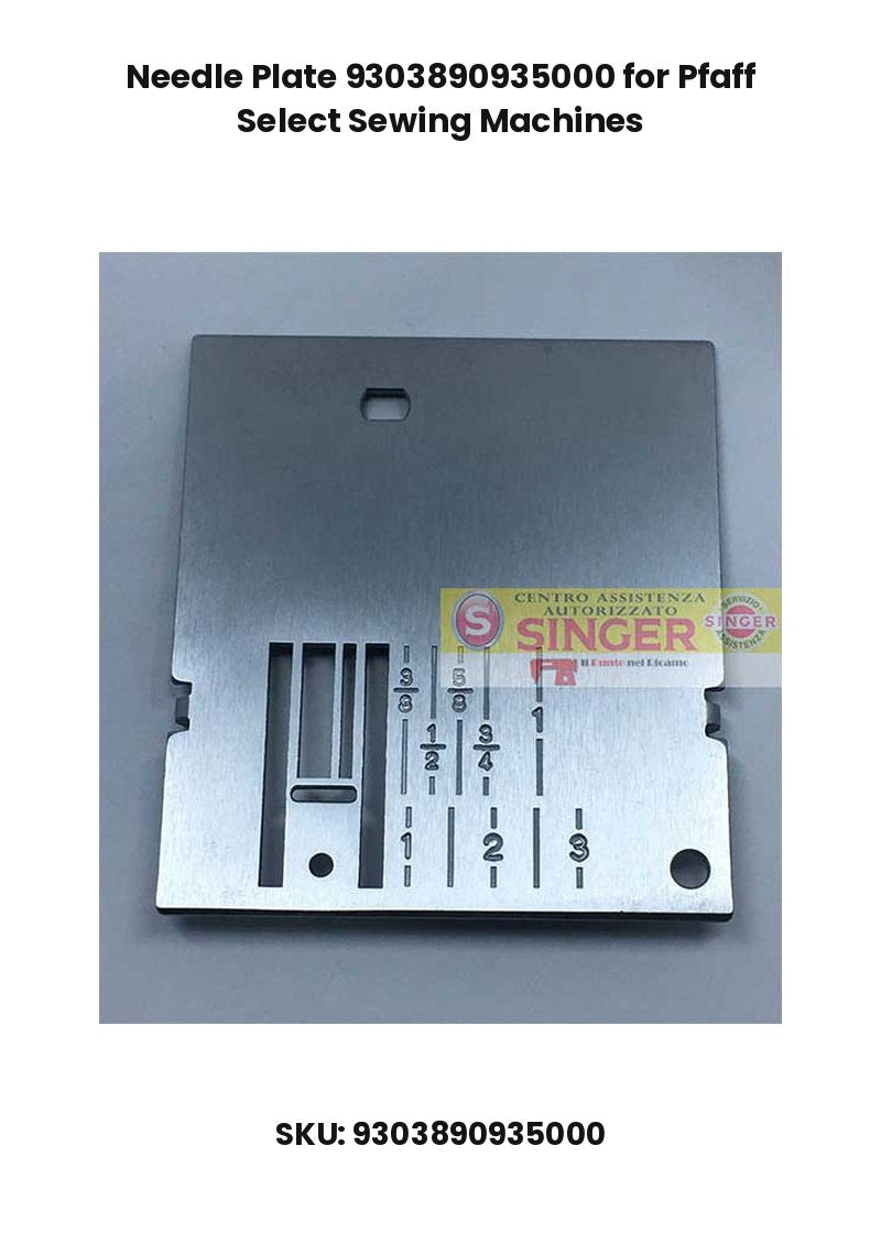 Needle Plate 9303890935000 for Pfaff Select Sewing Machines