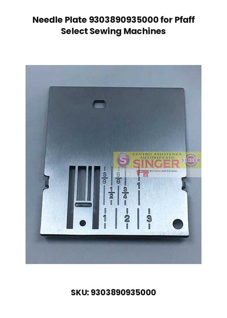 Needle Plate 9303890935000 for Pfaff Select Sewing Machines