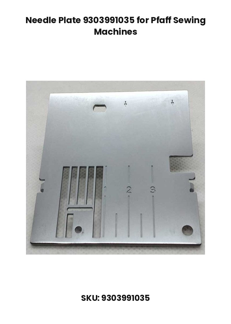 Needle Plate 9303991035 for Pfaff Sewing Machines
