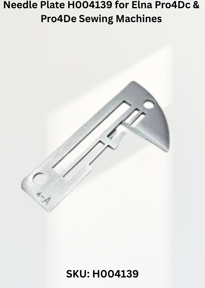 Needle Plate H004139 — Fits Elna PRO4DC, PRO4DE