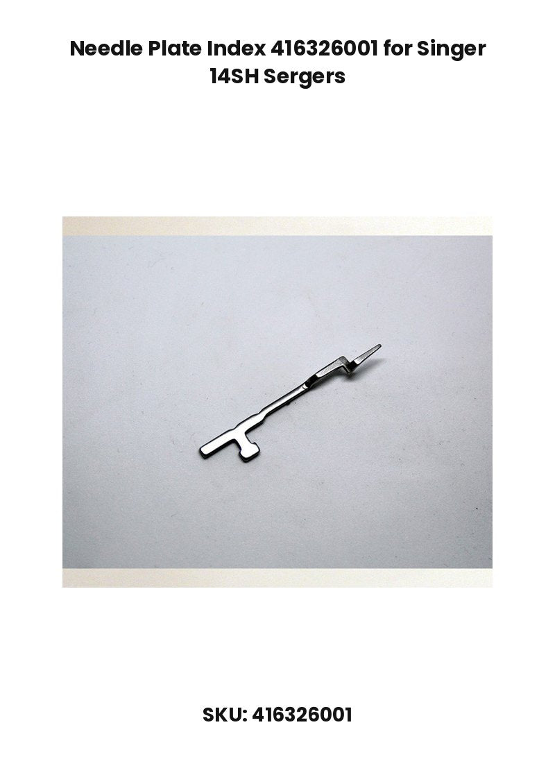 Needle Plate Index 416326001 for Singer 14SH Sergers