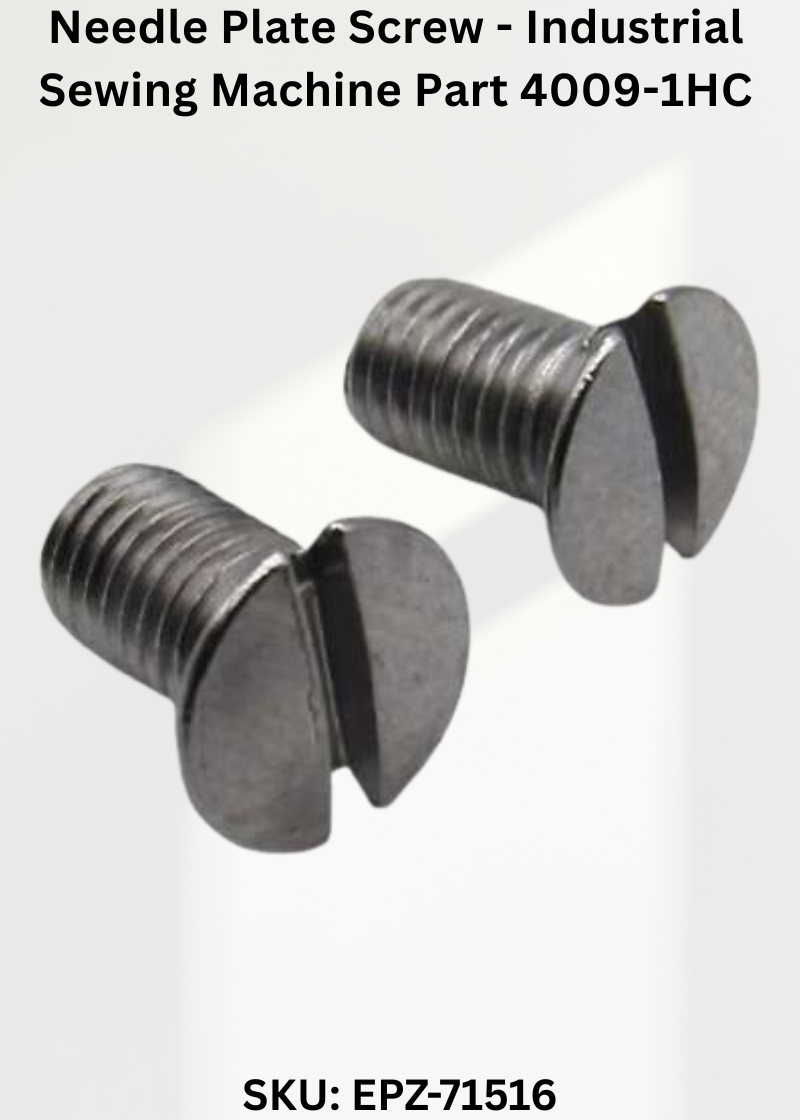 Needle Plate Screw - Industrial Sewing Machine Part 4009-1HC