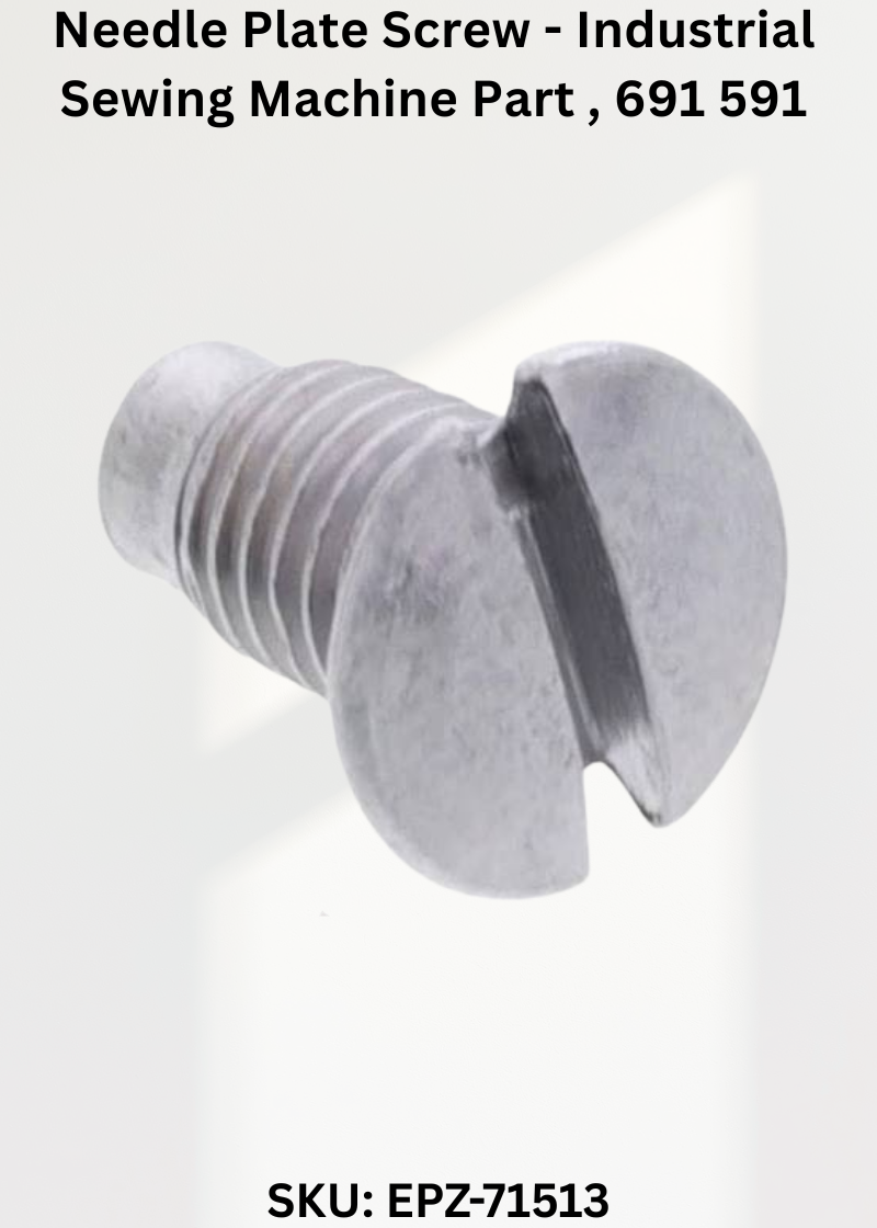 Needle Plate Screw - Industrial Sewing Machine Part , 691 591