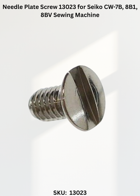 Needle Plate Screw 13023 for Seiko CW-7B, 8B1, 8BV Sewing Machine
