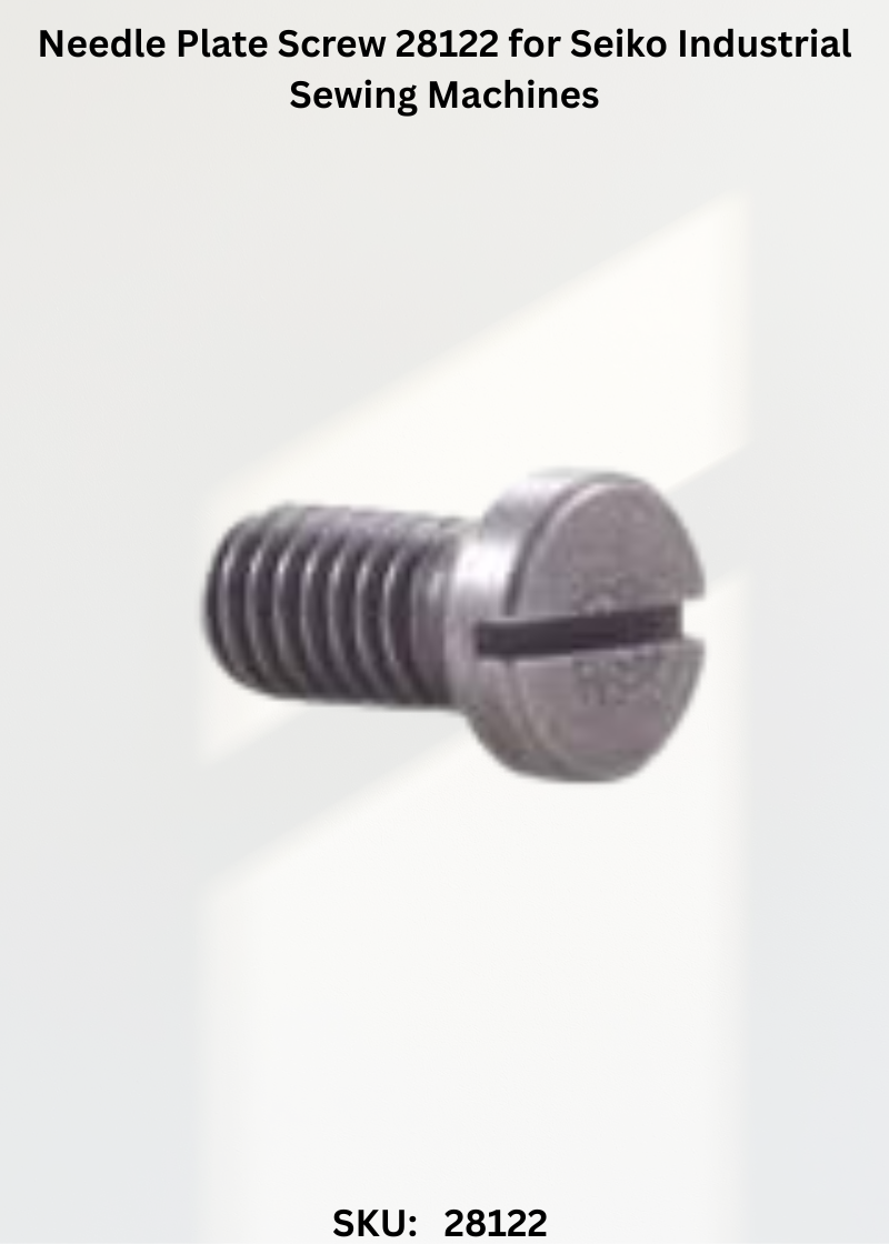 Needle Plate Screw 28122 for Seiko Industrial Sewing Machines