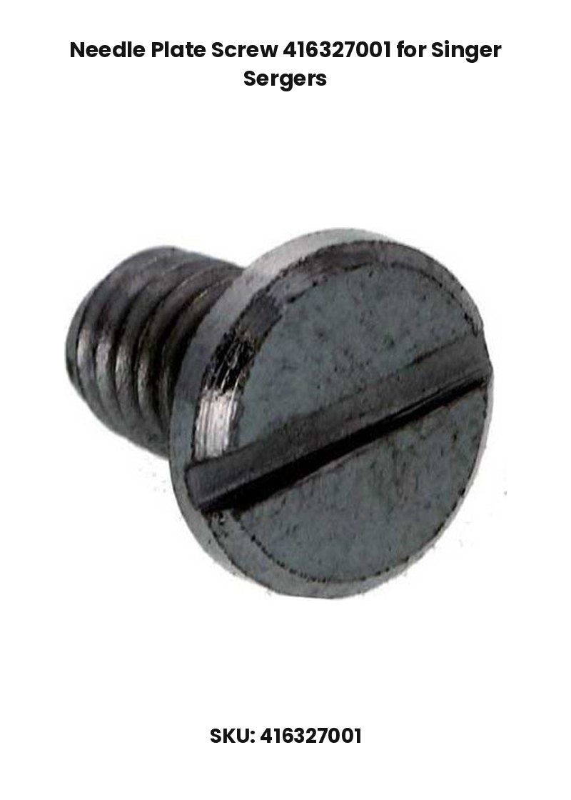Needle Plate Screw 416327001 for Singer Sergers