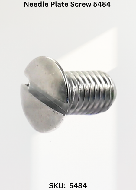 Needle Plate Screw 5484 for Industrial Sewing Machines