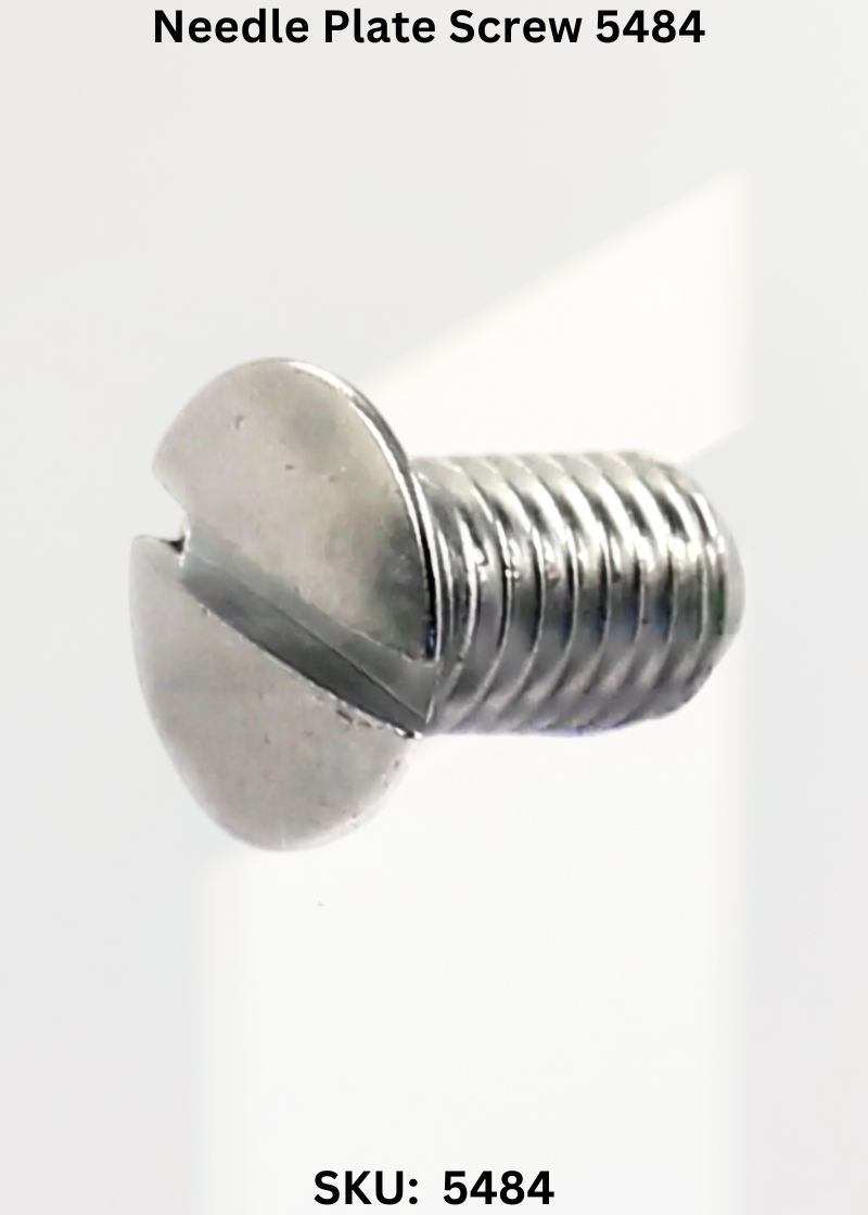 Needle Plate Screw 5484 for Industrial Sewing Machines