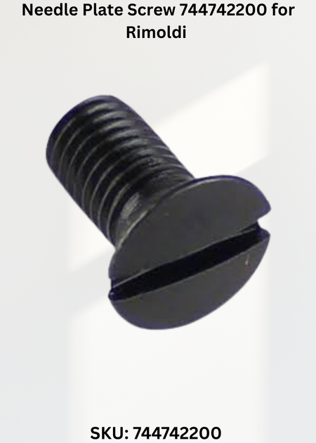 Needle Plate Screw 744742200 for Rimoldi 327 and Rimoldi 329 Sewing Machines