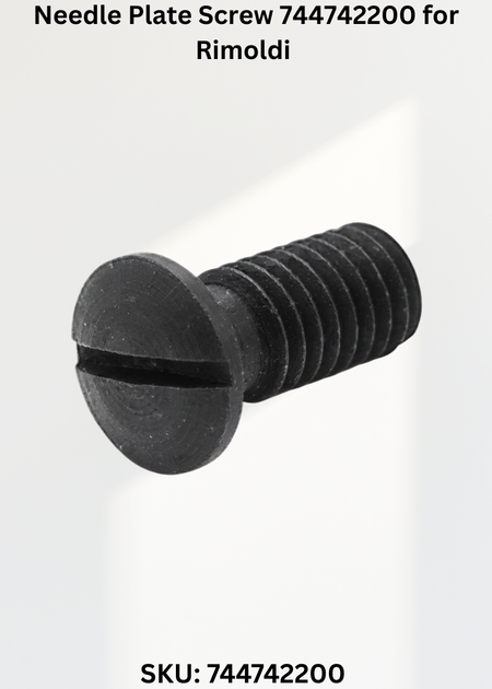 Needle Plate Screw 744742200 for Rimoldi 327 and Rimoldi 329 Sewing Machines