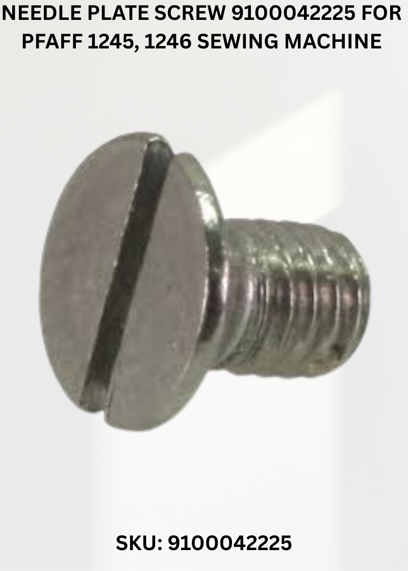 Needle Plate Screw 9100042225 for Pfaff 1245, 1246 Sewing Machine