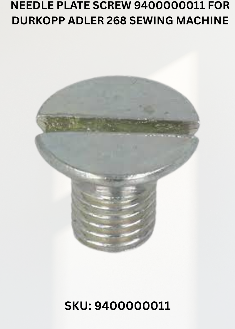 Needle Plate Screw 9400000011 for Durkopp Adler 268 Sewing Machine