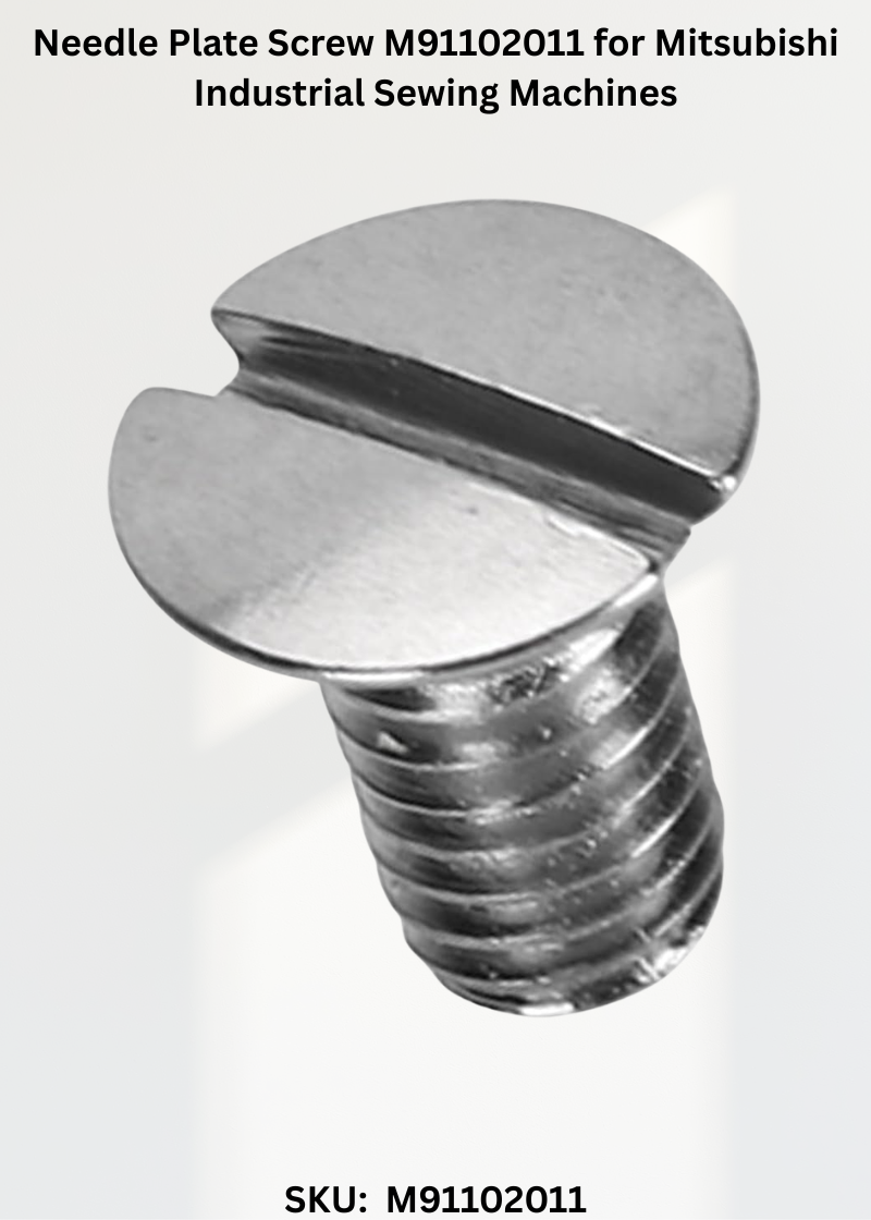 Needle Plate Screw M91102011 for Mitsubishi Industrial Sewing Machines