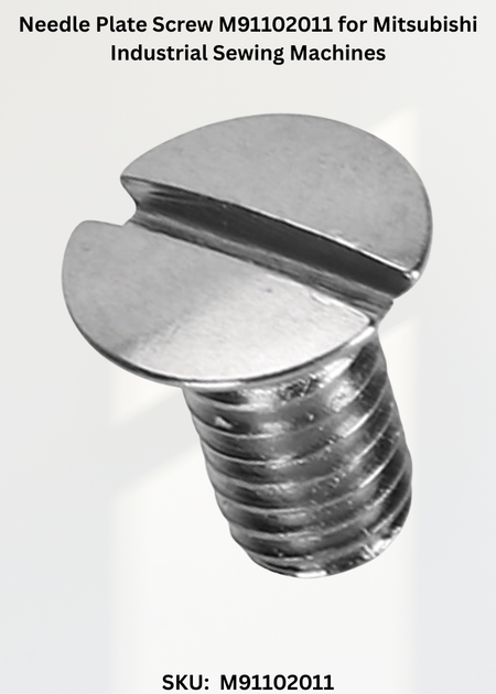 Needle Plate Screw M91102011 for Mitsubishi Industrial Sewing Machines
