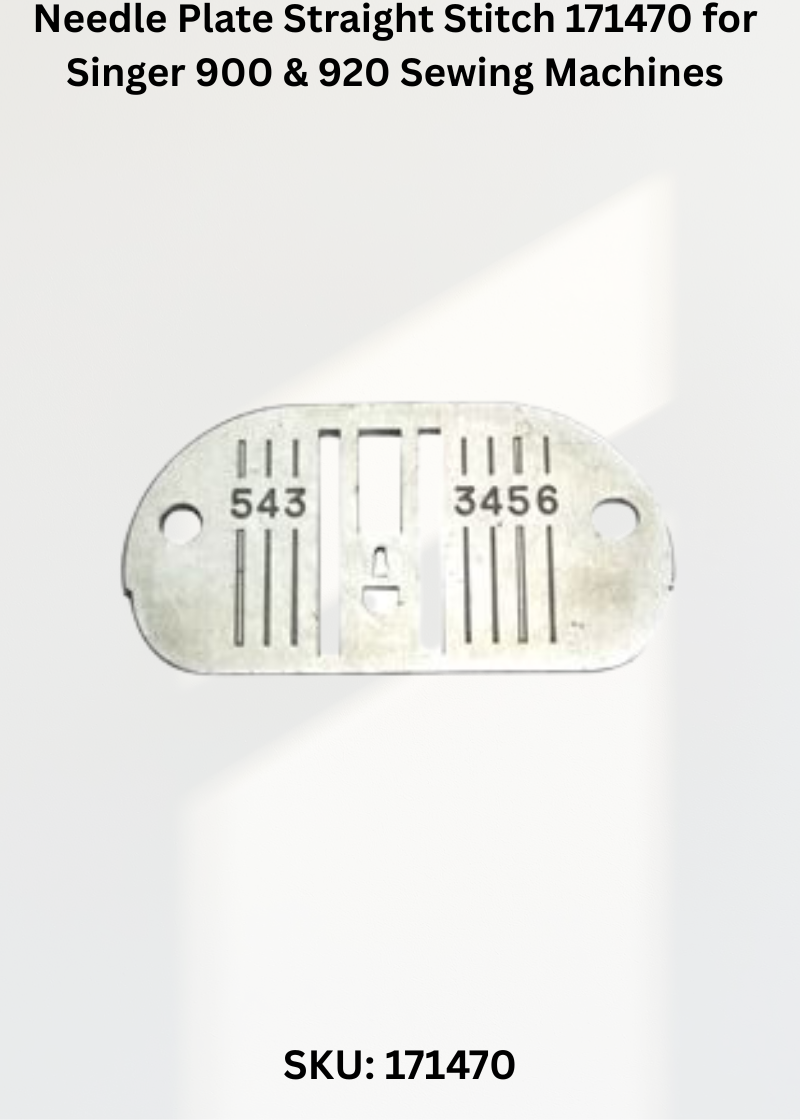 Needle Plate Straight Stitch 171470 — Fits Singer 900, 920