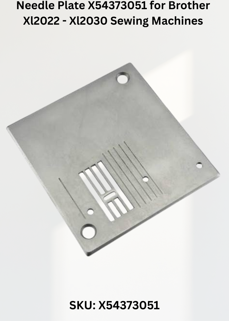 Needle Plate X54373051 — Fits Brother XL2022-XL2030