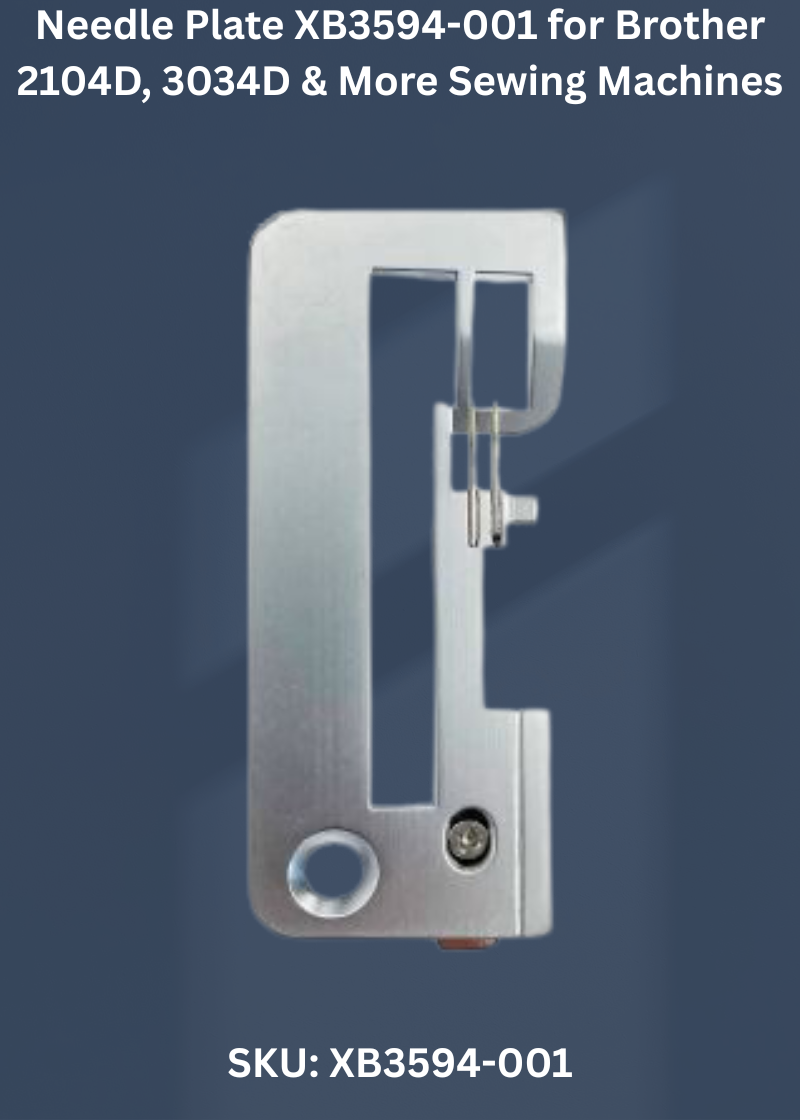Needle Plate XB3594-001 — Fits Brother 2104D, 3034D, 3034DWT, 4234D & more