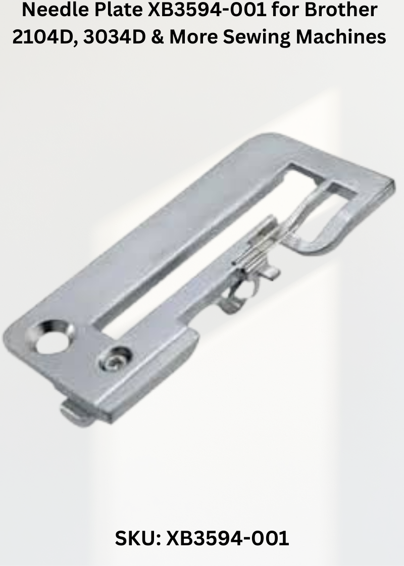 Needle Plate XB3594-001 — Fits Brother 2104D, 3034D, 3034DWT, 4234D & more