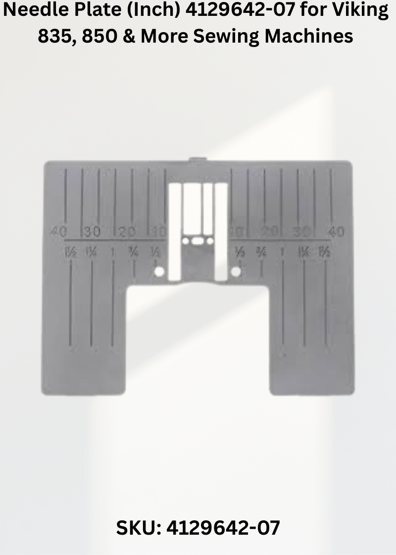 Needle Plate 4129642-07 — Fits Viking Sapphire: 830, 835, 850, 855 & more