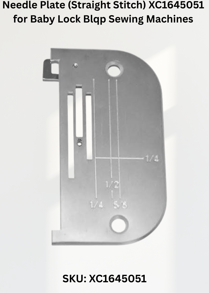 Needle Plate XC1645051 — Fits Brother PQ1300, PQ1500, PQ1500S & more