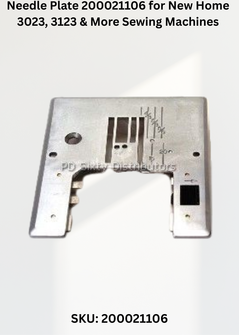 Needle Plate 200021106 — Fits New Home 3023, 3123, MC7000, MC7500 & more