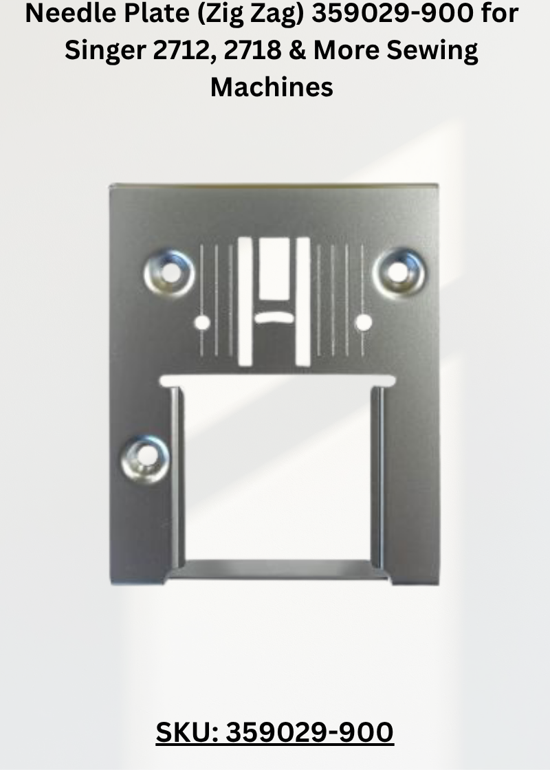 Needle Plate 359029-900 — Fits Singer 2712, 2718, 2722, 2724 & more