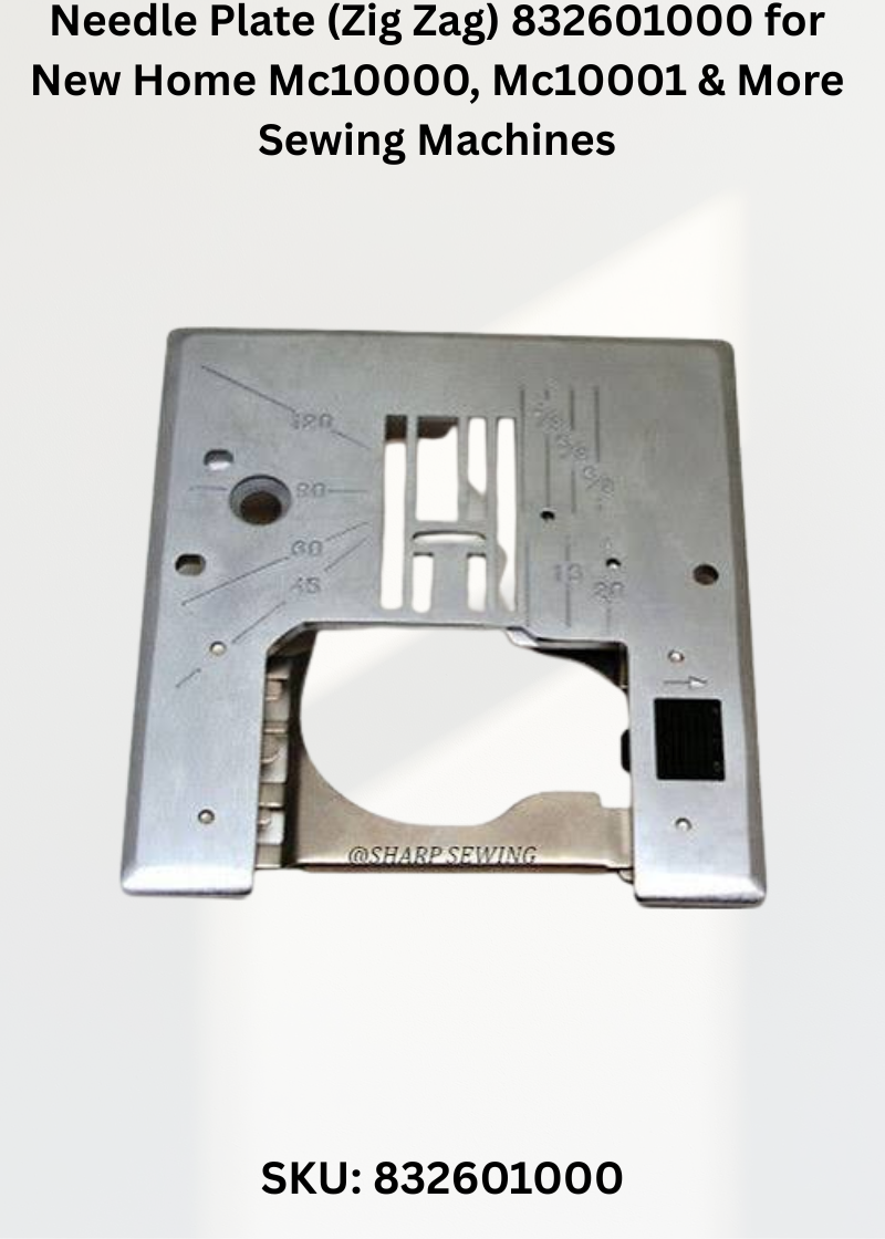 Needle Plate 832601000 — Fits New Home 8006, 8007, CE20, MC10000 & more