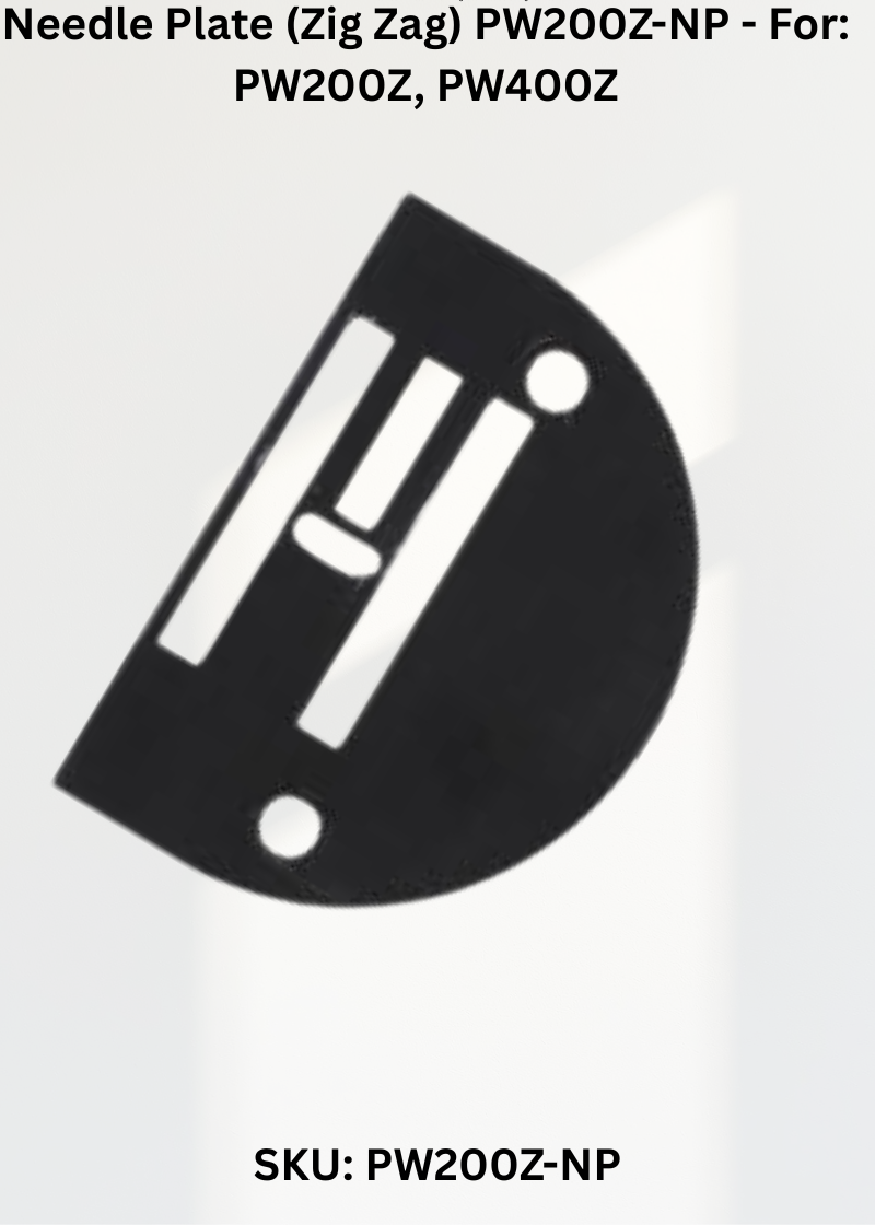 Needle Plate (Zig Zag) PW200Z-NP - For: PW200Z, PW400Z
