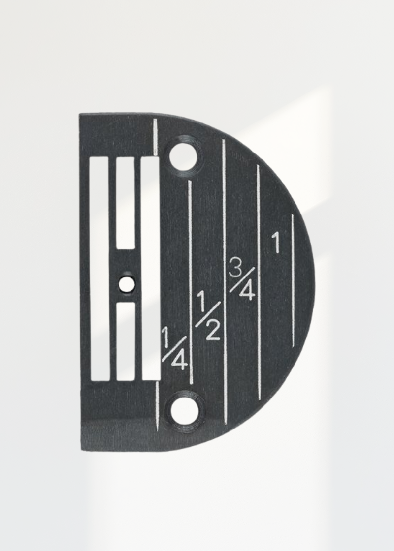 Needle Plate with Line Gauge (143169LG) – Sewing Machine Replacement Part