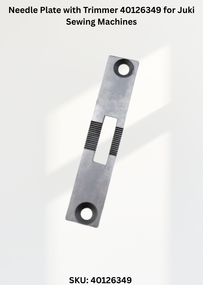 Needle Plate with Trimmer 40126349 for Juki Sewing Machines