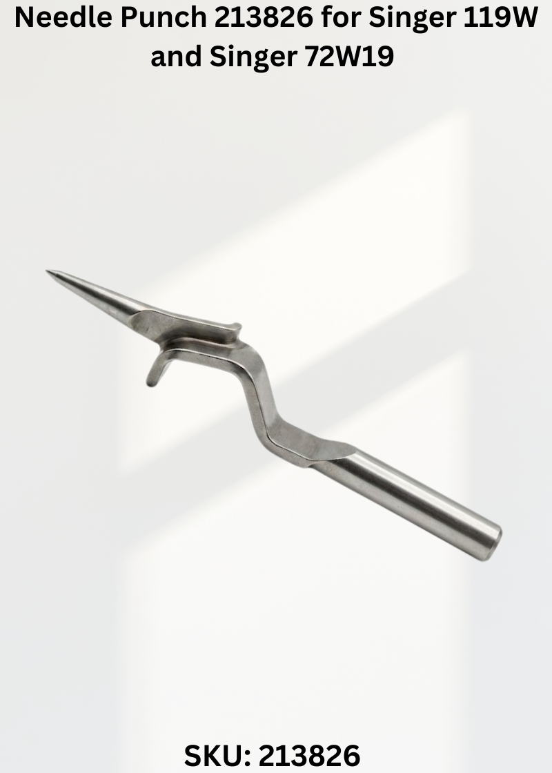 Needle Punch 213826 for Singer 119W and Singer 72W19 Sewing Machines