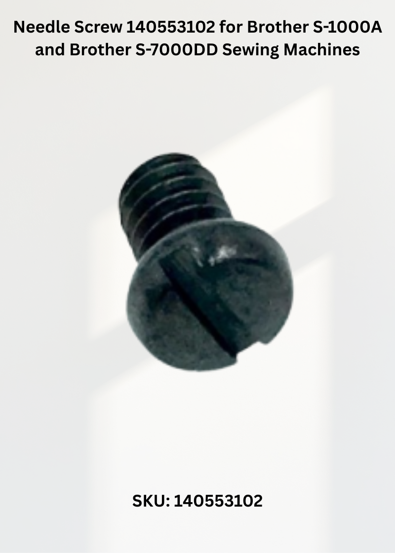 Needle Screw 140553102 for Brother S-1000A, Brother S-7000DD, Seiko and More Sewing Machines
