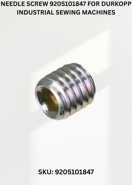 Needle Screw 9205101847 for Durkopp Industrial Sewing Machines
