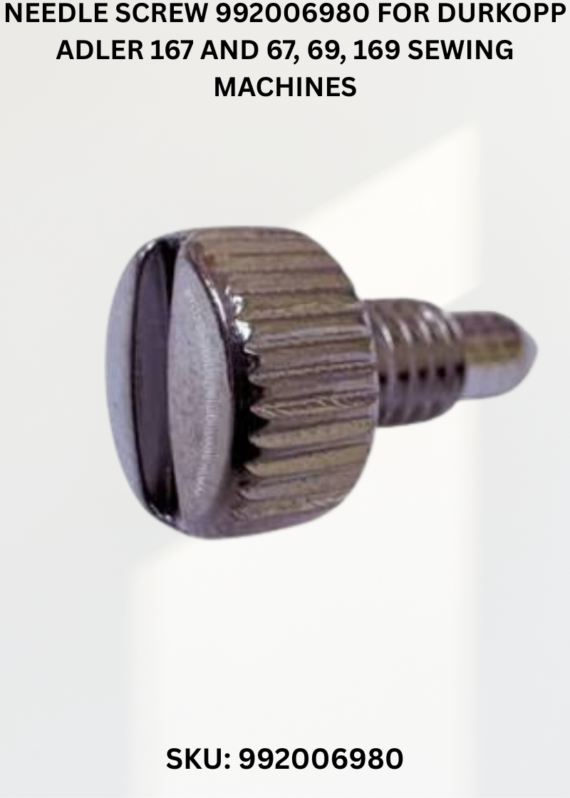 Needle Screw 992006980 for Durkopp Adler 167 and 67, 69, 169 Sewing Machines